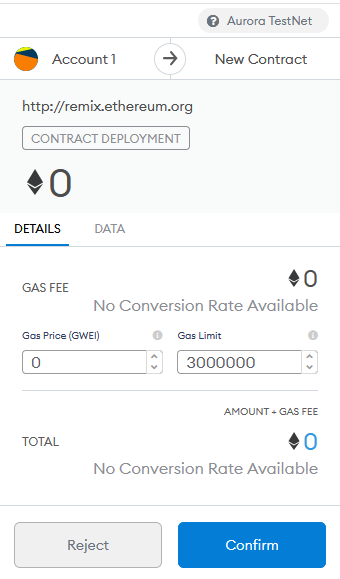 Remix-deploy-contract-MetaMask-confirm